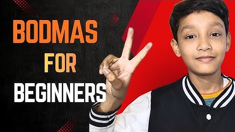 BODMAS Rule for Beginners | Order of Operations Explained with Easy Examples | Basic Maths