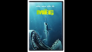 Opening to The Meg DVD (2018, Both Discs)