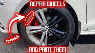 HOW TO REPAIR & PAINT YOUR WHEELS LIKE A PRO! by Cus7ate9 204 views 3 years ago 20 minutes