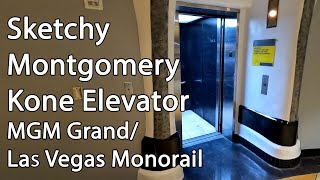 Montgomery-Kone Hydraulic Elevator (Monorail Access) at the MGM Grand in Las Vegas