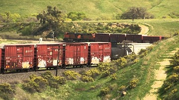 BNSF manifest   Tunnel 2, Tehachapi Pass, Caliente, 23MAR13
