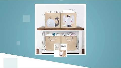 Cube Storage Boxes compatible with IKEA Kallax unit and other inserts