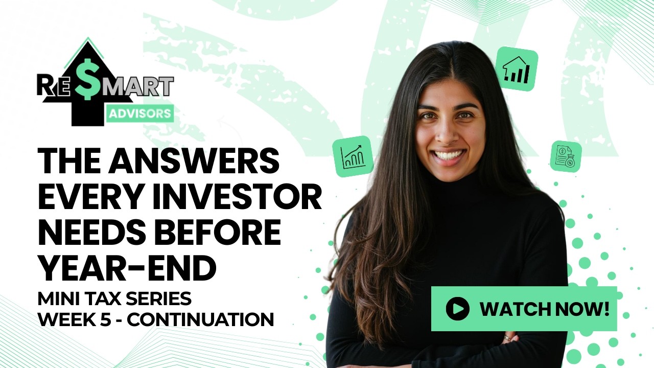 What Real Estate Investors Must Do Before Dec 31 to Lower Taxes (Continuation)