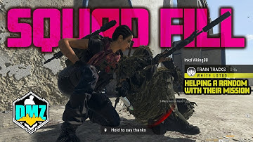 Wholesome DMZ: Helping a squad fill random with their missions