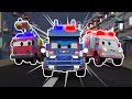 POLICE TRUCK joins the RESCUE SQUAD! | | Emergency Vehicles for Kids