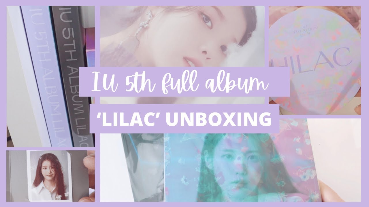 [unboxing + chill with me] IU 5th full album ‘LILAC’ unboxing 💜