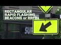 Pedestrian Safety:  RRFB or Rectangular Rapid Flashing Beacons