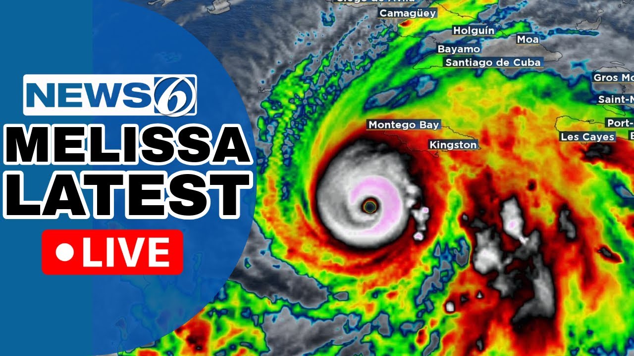 🔴NEWS 6 WEATHER LIVE AT 9:30 | Melissa Is Cat. 5 Heading toward Jamaica ...