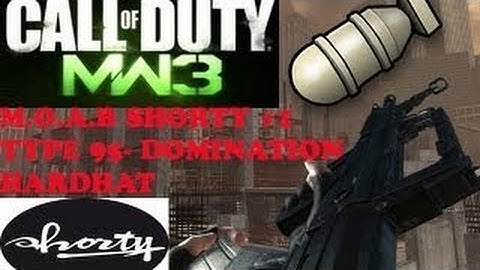 MW3: MOAB Shorty #1- Type 95 Domination on Hardhat (720p)