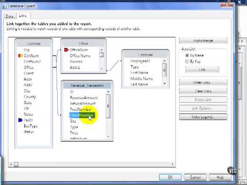 9 Crystal ReportsXI Create a Basic Report   Getting to Know Your Data Source