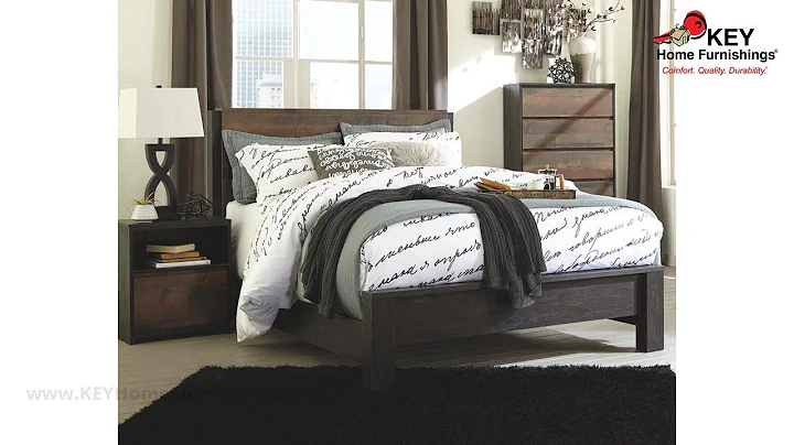 Ashley Windlore Queen Bed With 2 Nightstands (APG-B320-QP2) | KEY Home