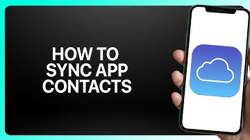 How To Sync iCloud App Contacts On iPhone 2025! Tutorial