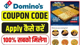 7 DOMINOS PIZZA in ₹99 मे😋|dominos coupon code today|Domino's pizza offer|Domino's pizza offer today