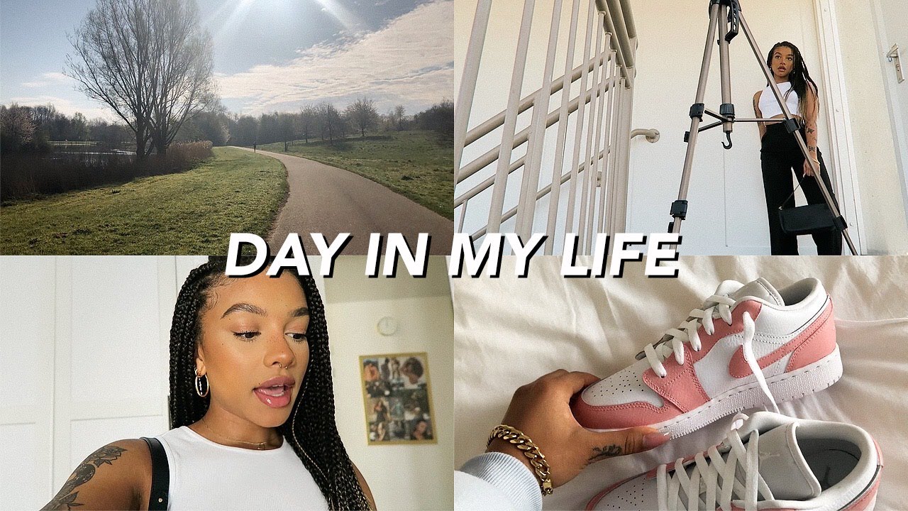DAY IN MY LIFE #27 | morning jog, how i take instagram photos + customizing jordans.
