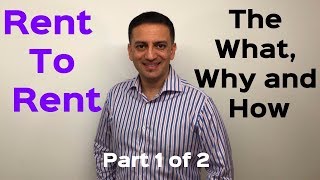 How does Rent To Rent work? Part 1 of 2  The Saj Hussain Show  Episode #005