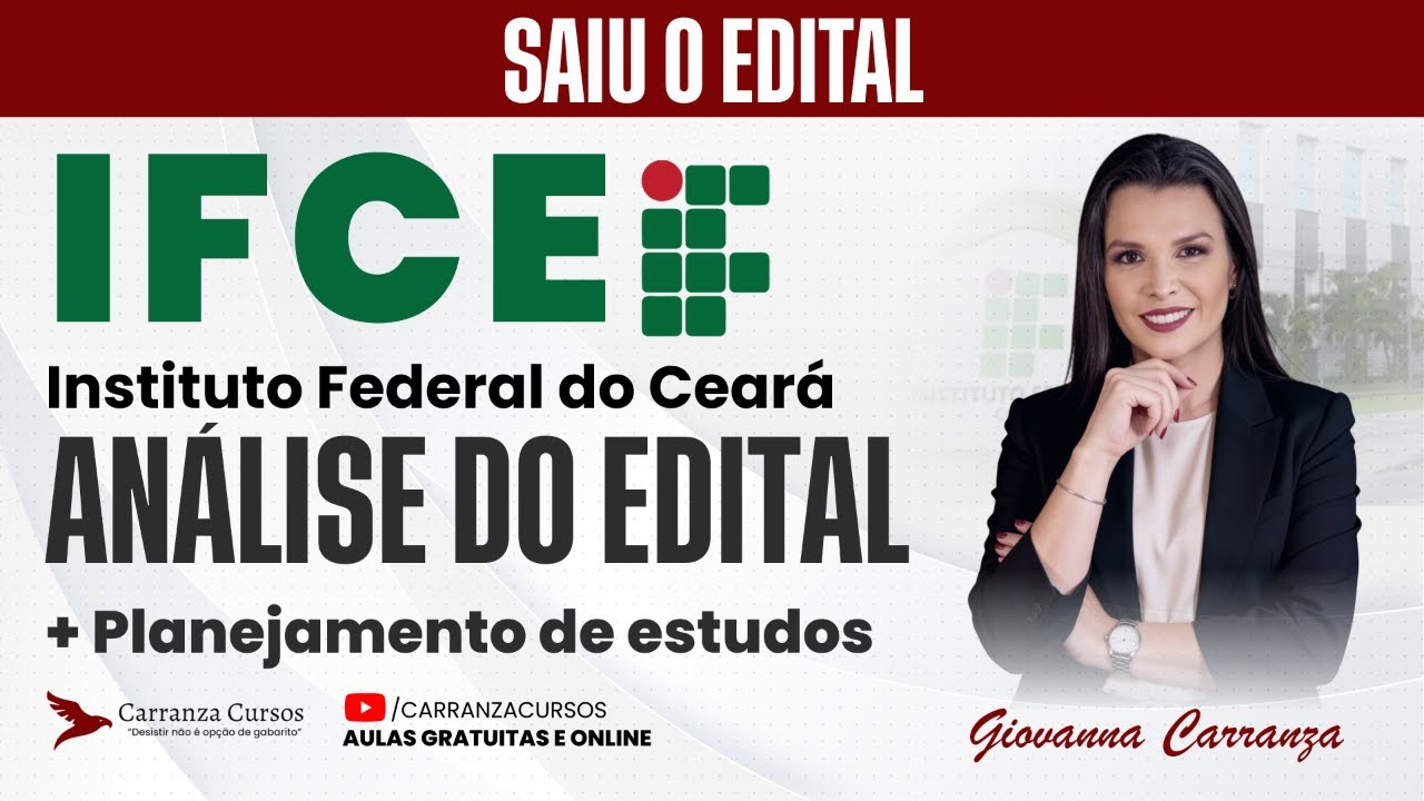 Concurso IFCE 2026: Análise Completa do Edital e Planejamento de Estudos