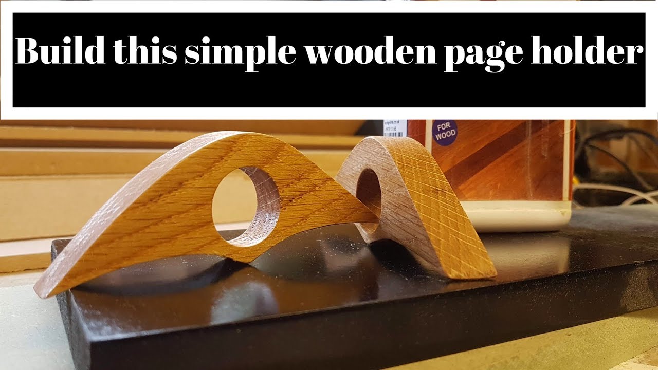 DIY Book Holder - The Perfect Woodworking Project for Book Lovers