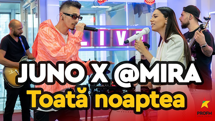 JUNO X @MIRA - Toata noaptea | PROFM LIVE Session