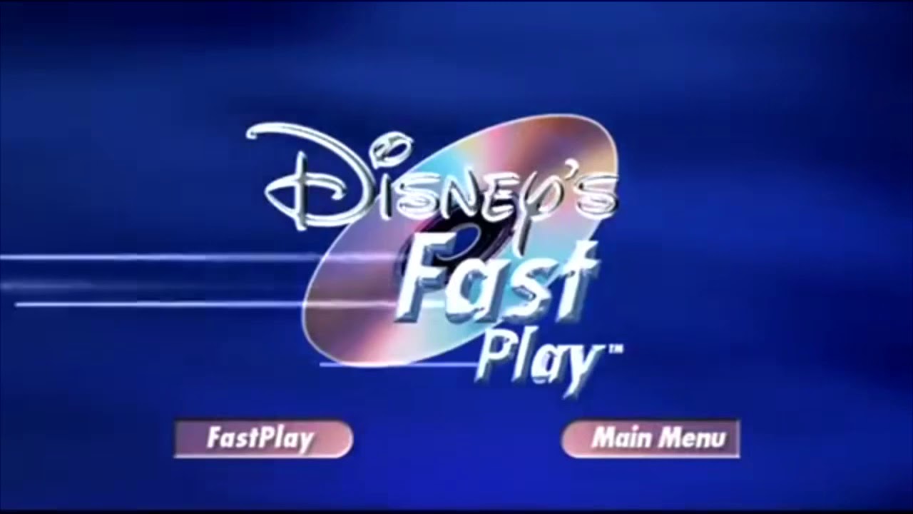 This disney dvd is enhanced with disney's fast play