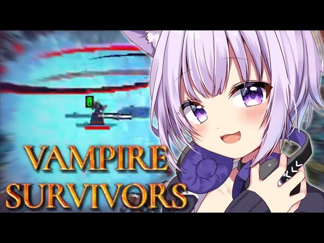 【Vampire Survivors】酪農場″ハイパー″挑戦だ〜〜！🐮【猫又おかゆ/ホロライブ】のサムネイル