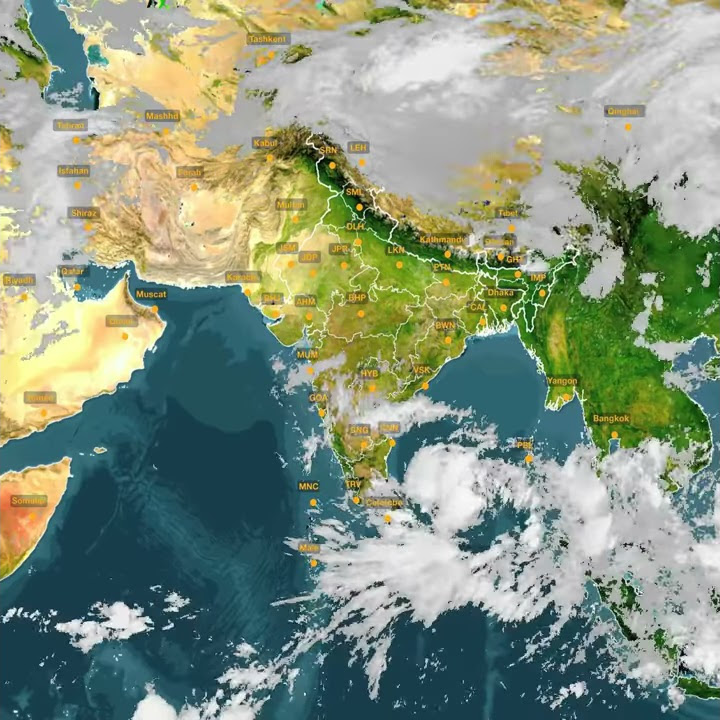 Insat Weather Image Today Skymet Weather - Youtube