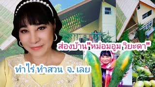 ส่องบ้านในป่า"หม่อมอูม วิยะดา" จ.เลย ทำไร่ ทำสวน ใช้ชีวิตเรียบง่าย