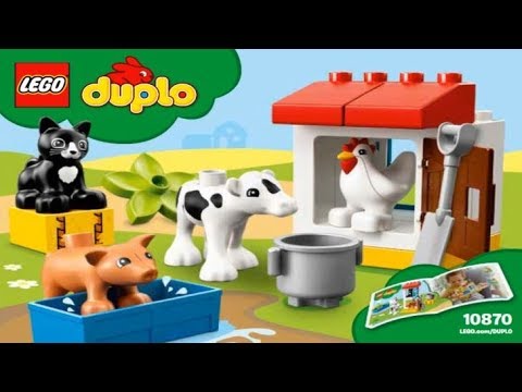 Lego Duplo Town Farm 2018 Animals 10870 Youtube