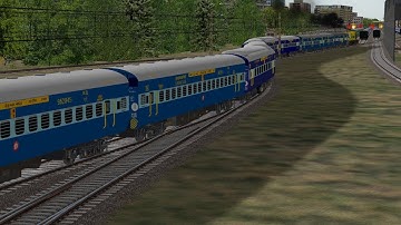 MSTS Open Rails  - 19217 Saurashtra Janata Express Shunting at Bandra Terminus||