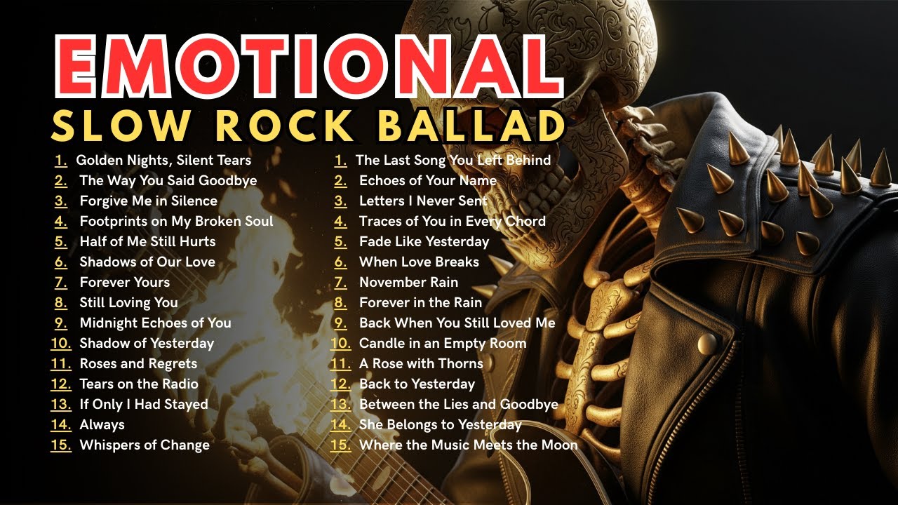 Slow Rock Ballads That Define Love | Classic Romantic Rock Songs of All Time