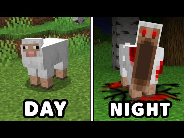 I Made Every Mob Scary in Minecraft 