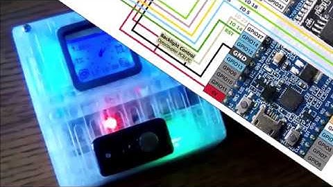 ESP32 + PCD8544 (Nokia 5110). Bluetooth alarm clock. "ESP32 BLE Server" part IV. #ESP32 #PCD8544