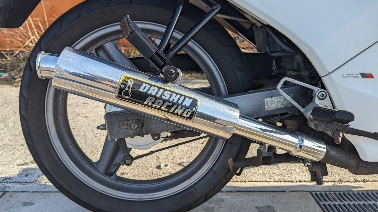 VT250F(MC15) ダイシン スリップオンマフラー バッフル無し VTZ250