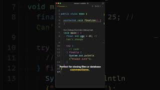 Java final vs finally vs finalize() Explained in 30 Seconds 🔥
