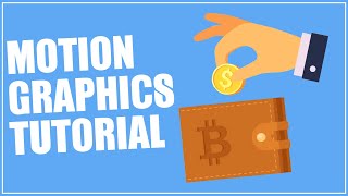 MOTION GRAPHICS TUTORIAL - Bitcoin Falling Animation Tutorial in After Effects