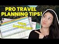 How to plan a travel itinerary like a pro  free download
