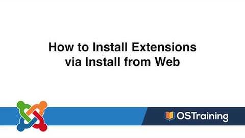 Lezione 32 - Joomla 3.x - Come installare le estensioni tramite Installazione dal Web