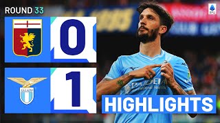 GENOA-LAZIO 0-1 | HIGHLIGHTS | Luis Alberto secures win for Lazio | Serie A 2023\/24