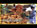 Lagos Nigeria 4k - Market Life - Buying Shea butter and shrimp in the most BUSY MARKET of AFRICA