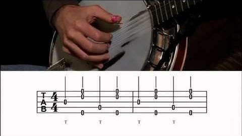 Banjo Basics Lesson #2 @ GuitarInstructor.com (excerpt)