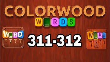 COLORWOOD WORDS Cryptogram level 311 312