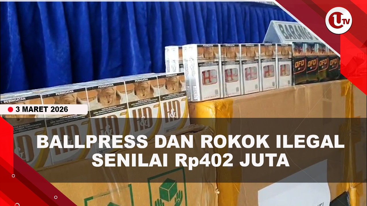 TNI AL GAGALKAN PENYELUNDUPAN BALLPRESS DAN ROKOK ILEGAL SENILAI Rp402 JUTA  | U-NEWS