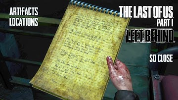ALL ARTIFACTS IN LEFT BEHIND - 2 | THE LAST OF US PART 1 LEFT BEHIND | GAMERS DIGEST