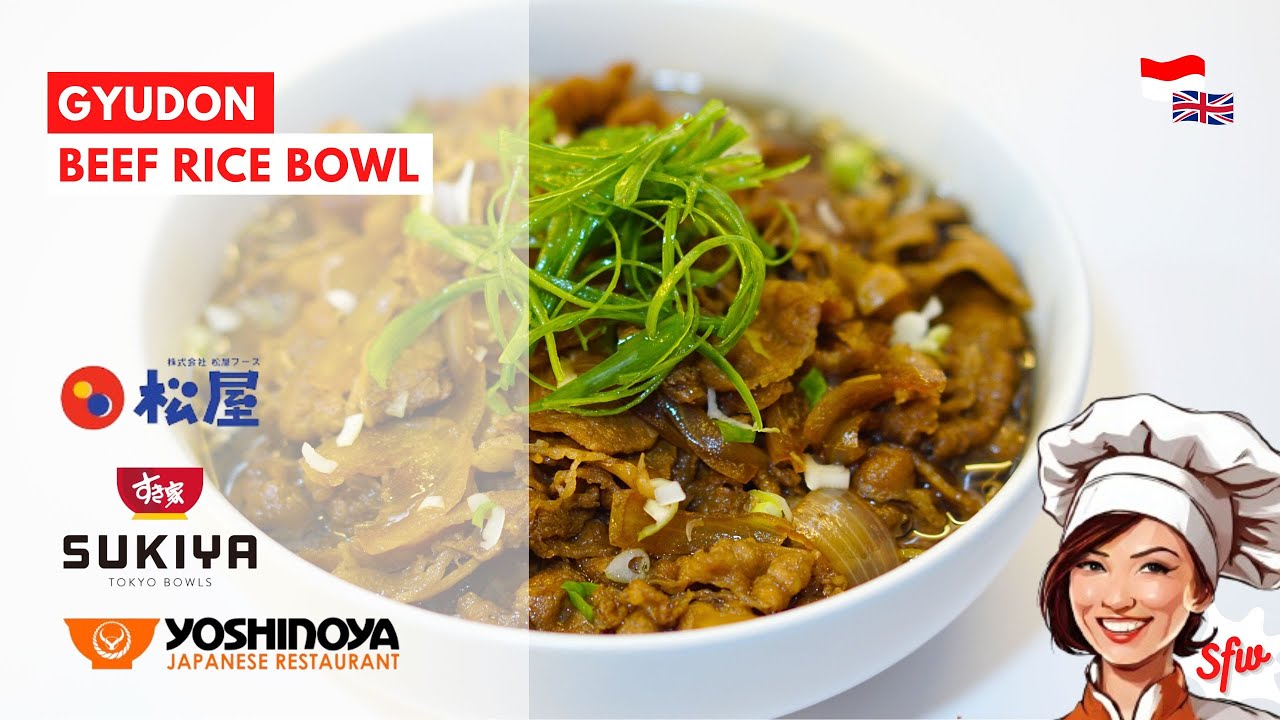 Resep Beef Yoshinoya Gyudon Japanese Beef Bowl Premium Authentic