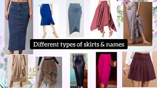 Different types of skirts & their names  |must watch| 25 plus skirts names do you know ??