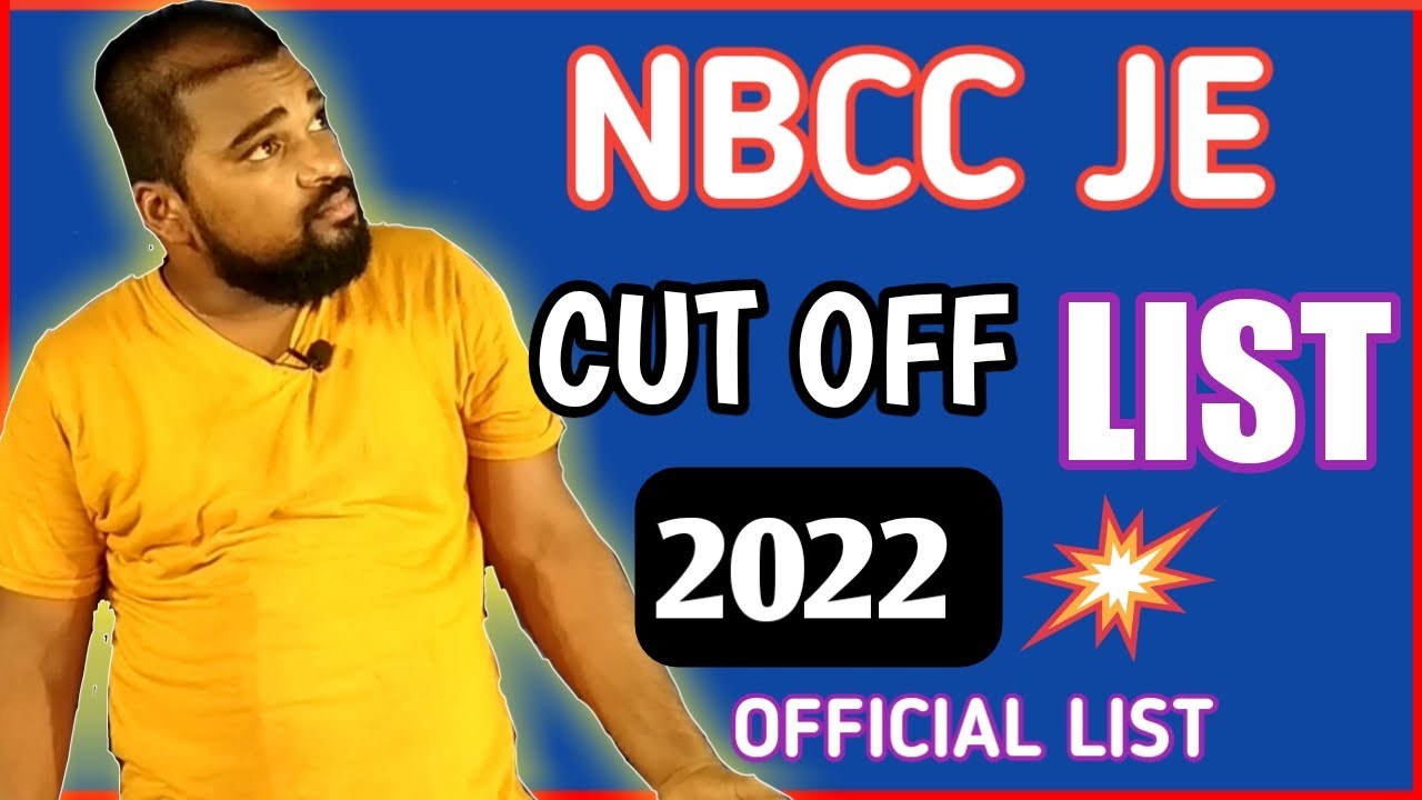 NBCC JE CUT OFF LIST OUT 2022 |SHAILESH SHIKSHA|