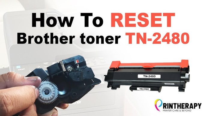 Instructions de réinitialisation du toner Brother TN-730, TN760, TN770