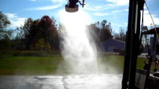 Point source dust control with Proptec rotary atomizer Rotary Atomizers Single Stage Coarse Droplet Example 1