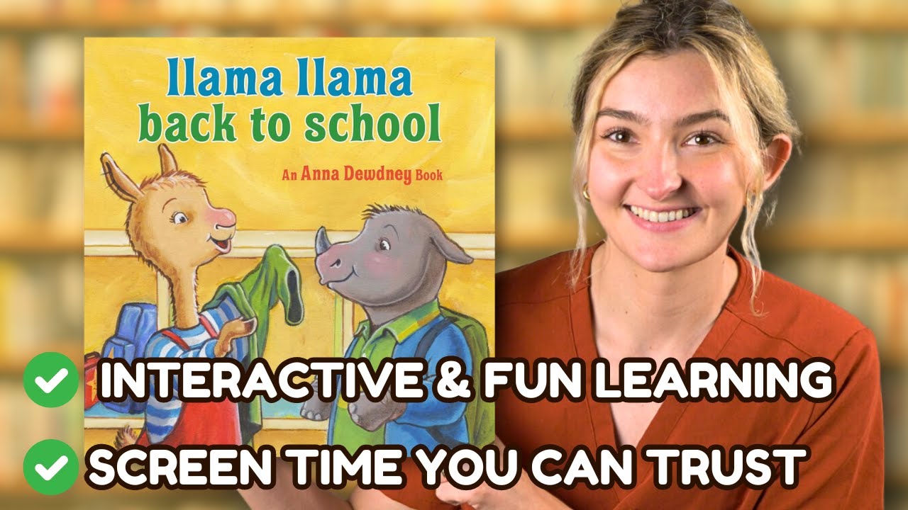 Speech Therapist Reads "Llama Llama Back to School" | Early Language Skills | Read Aloud