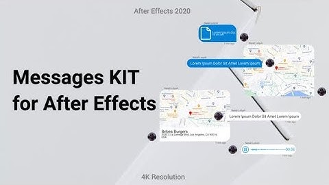 Text Messages KIT AFTER EFFECTS Template Videohive 30331656