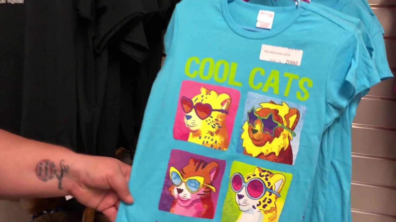 rescue dogs rock nyc KIDS SHIRT COOL CATS WEARING SUNGLASSES